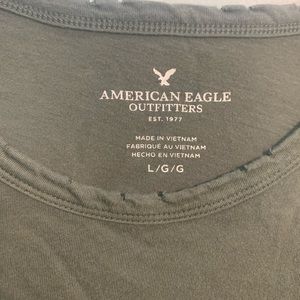 American Eagle cropped t shirt large